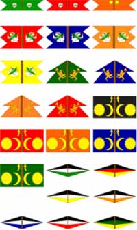 Maratha Irregular Flags Set